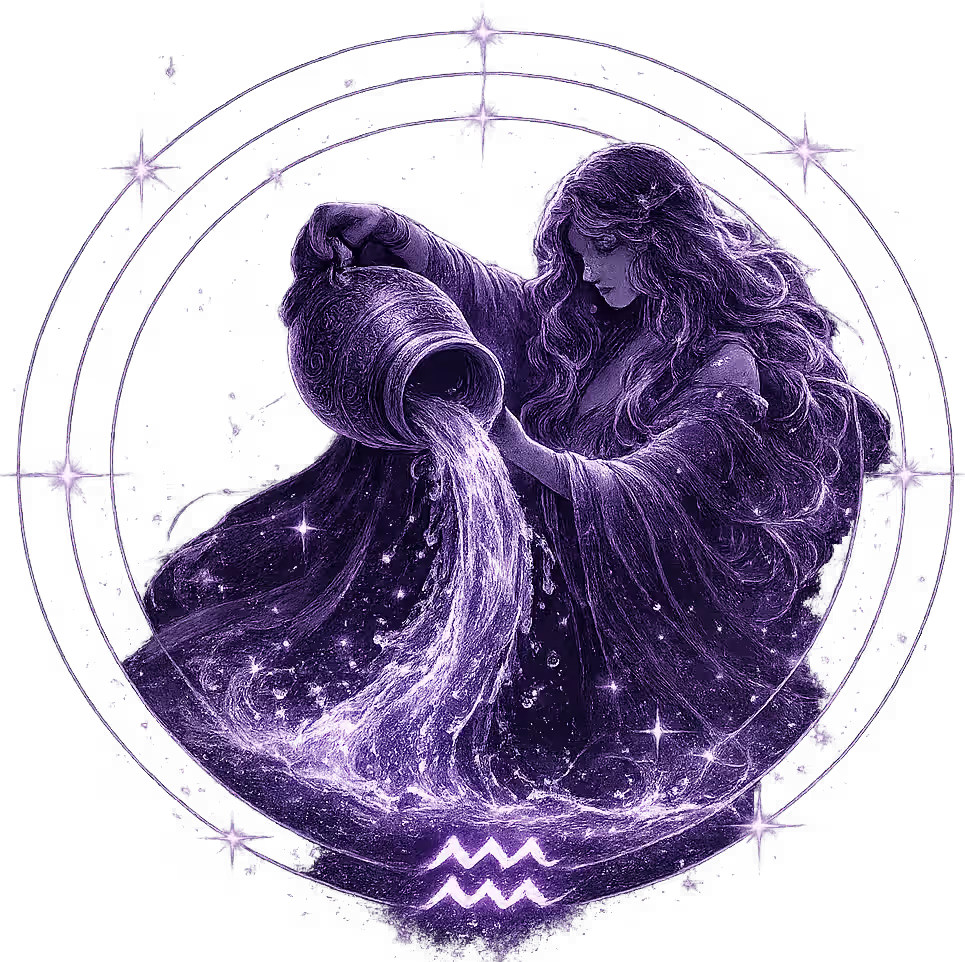 Aquarius ascendant icon